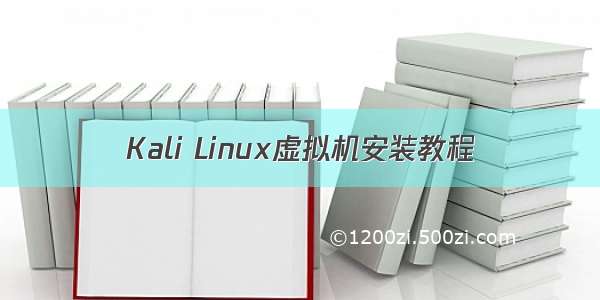 Kali Linux虚拟机安装教程