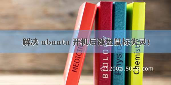 解决 ubuntu 开机后键盘鼠标失灵！