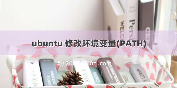 ubuntu 修改环境变量(PATH)