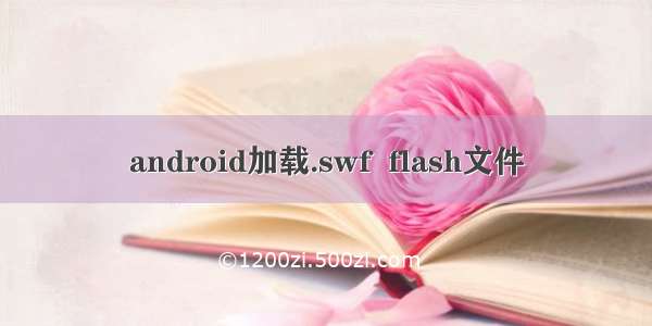 android加载.swf  flash文件