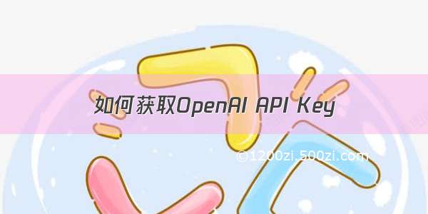 如何获取OpenAI API Key