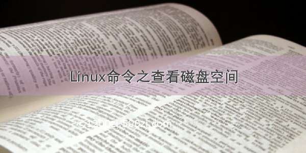 Linux命令之查看磁盘空间