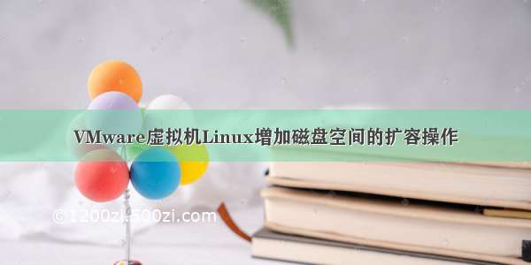 VMware虚拟机Linux增加磁盘空间的扩容操作