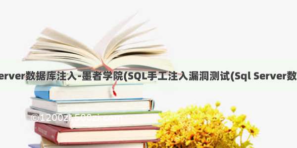 SQLServer数据库注入-墨者学院(SQL手工注入漏洞测试(Sql Server数据库))