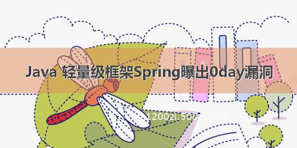 Java 轻量级框架Spring曝出0day漏洞