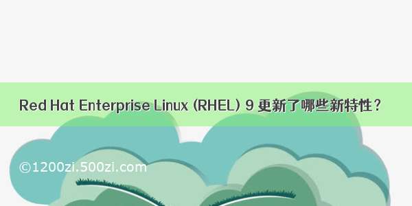 Red Hat Enterprise Linux (RHEL) 9 更新了哪些新特性？