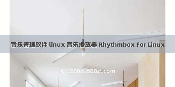 音乐管理软件 linux 音乐播放器 Rhythmbox For Linux