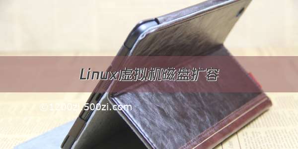 Linux虚拟机磁盘扩容