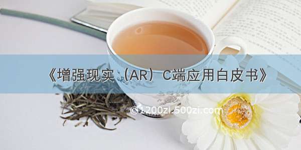 《增强现实（AR）C端应用白皮书》