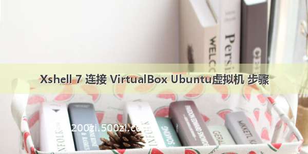 Xshell 7 连接 VirtualBox Ubuntu虚拟机 步骤