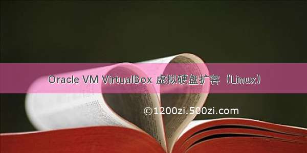 Oracle VM VirtualBox 虚拟硬盘扩容（Linux）