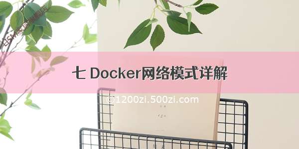 七 Docker网络模式详解