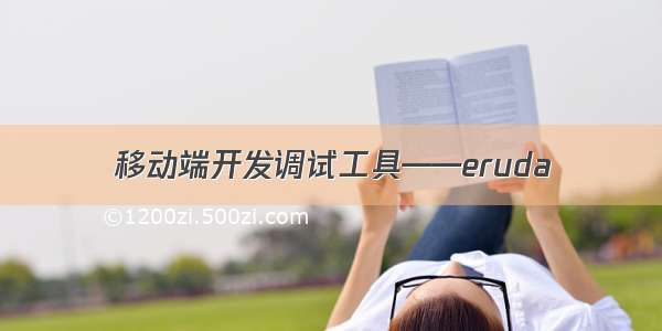 移动端开发调试工具——eruda