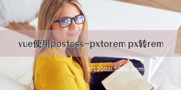 vue使用postcss-pxtorem px转rem