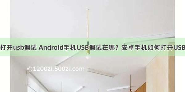 android 代码打开usb调试 Android手机USB调试在哪？安卓手机如何打开USB调试模式？...