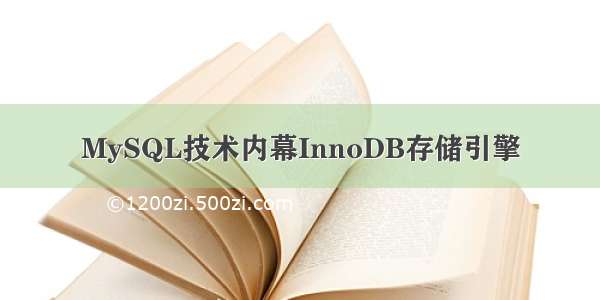 MySQL技术内幕InnoDB存储引擎