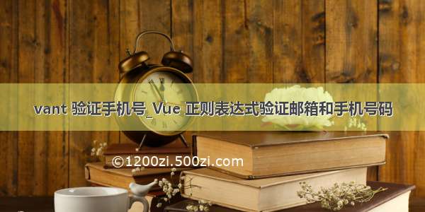 vant 验证手机号_Vue 正则表达式验证邮箱和手机号码