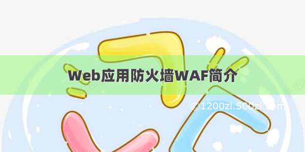 Web应用防火墙WAF简介