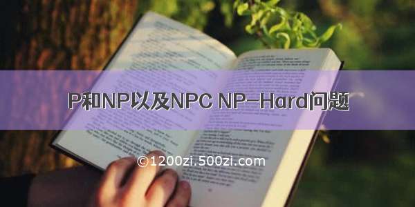 P和NP以及NPC NP-Hard问题
