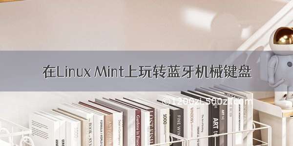 在Linux Mint上玩转蓝牙机械键盘