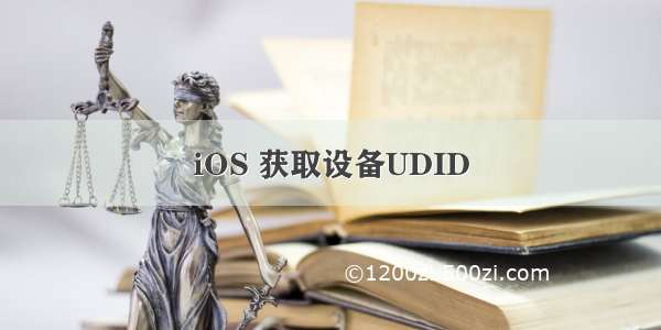 iOS 获取设备UDID