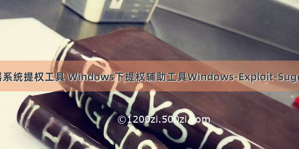 服务器系统提权工具 Windows下提权辅助工具Windows-Exploit-Suggester