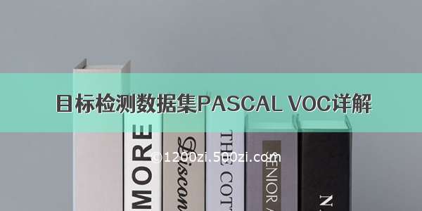 目标检测数据集PASCAL VOC详解