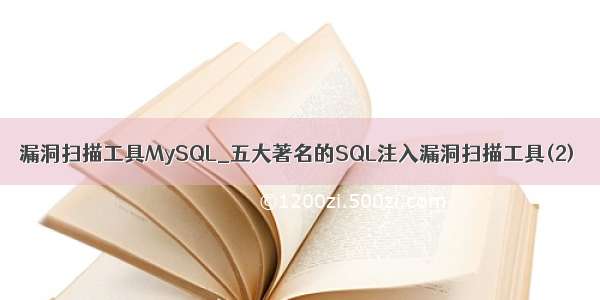 漏洞扫描工具MySQL_五大著名的SQL注入漏洞扫描工具(2)