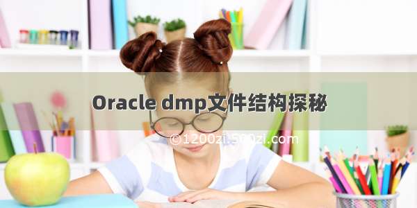 Oracle dmp文件结构探秘