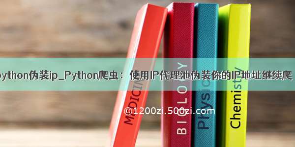 python伪装ip_Python爬虫：使用IP代理池伪装你的IP地址继续爬