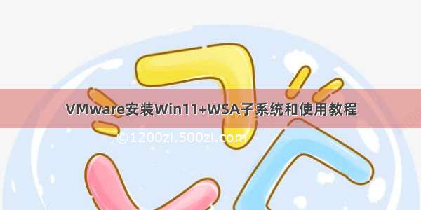 VMware安装Win11+WSA子系统和使用教程