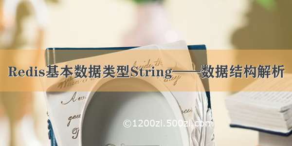 Redis基本数据类型String——数据结构解析