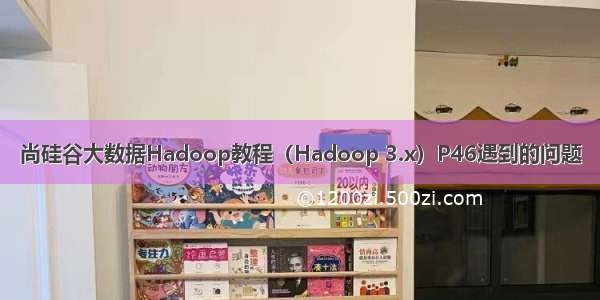 尚硅谷大数据Hadoop教程（Hadoop 3.x）P46遇到的问题