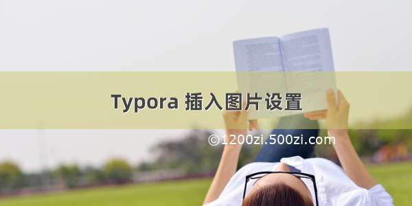 Typora 插入图片设置