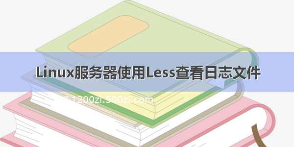 Linux服务器使用Less查看日志文件