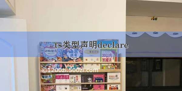 ts类型声明declare