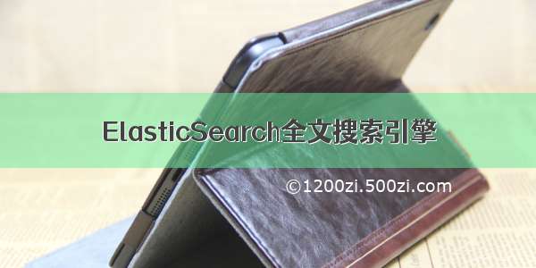 ElasticSearch全文搜索引擎