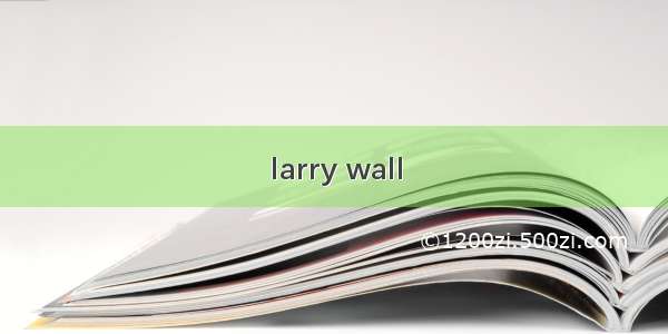 larry wall