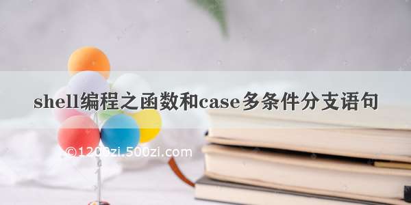 shell编程之函数和case多条件分支语句