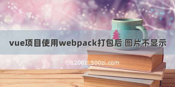 vue项目使用webpack打包后 图片不显示