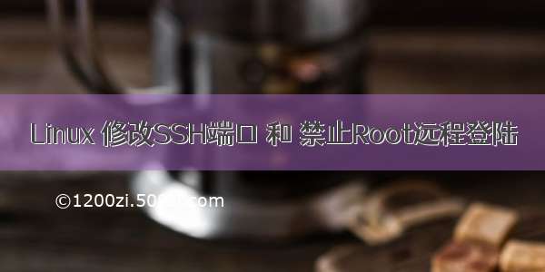 Linux 修改SSH端口 和 禁止Root远程登陆