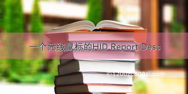 一个无线鼠标的HID Report Desc