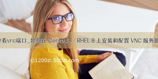 查看vnc端口_如何在 Centos 8 / RHEL 8 上安装和配置 VNC 服务器