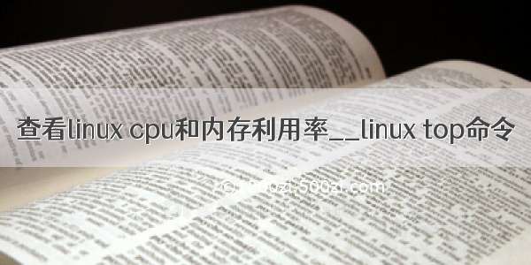 查看linux cpu和内存利用率__linux top命令