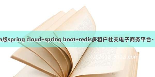 （三十）java版spring cloud+spring boot+redis多租户社交电子商务平台- gateway限流