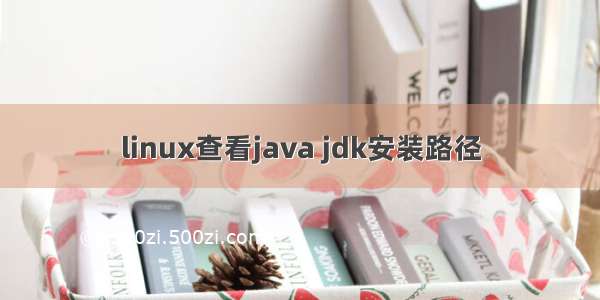 linux查看java jdk安装路径