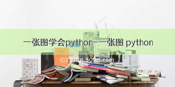 一张图学会python-一张图 python