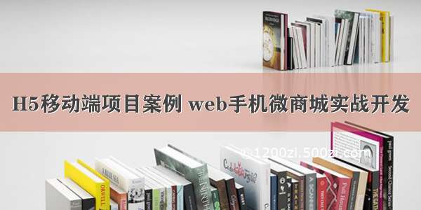 H5移动端项目案例 web手机微商城实战开发