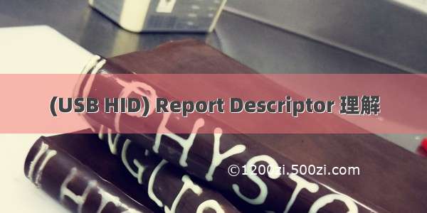 (USB HID) Report Descriptor 理解