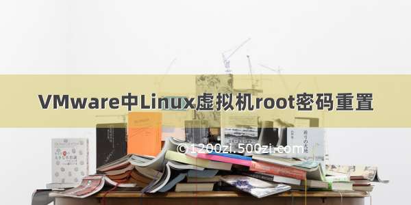 VMware中Linux虚拟机root密码重置